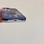 Translucent Laser Ripple Texture Case with Raised Camera Ring for iPhone 15 Series