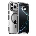 Premium Clear MagSafe Case with Striped Edges for iPhone 17 Series
