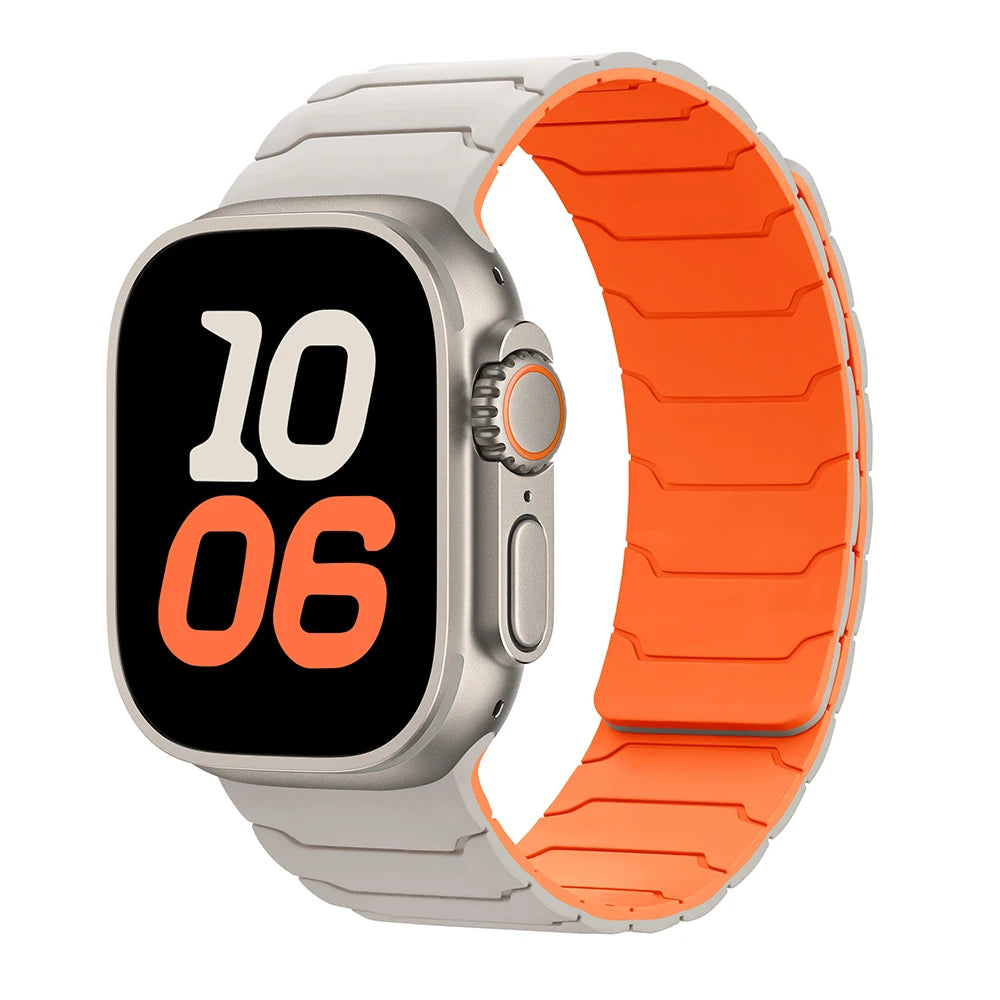 Premium Magnetic Silicone Band for Apple Watch