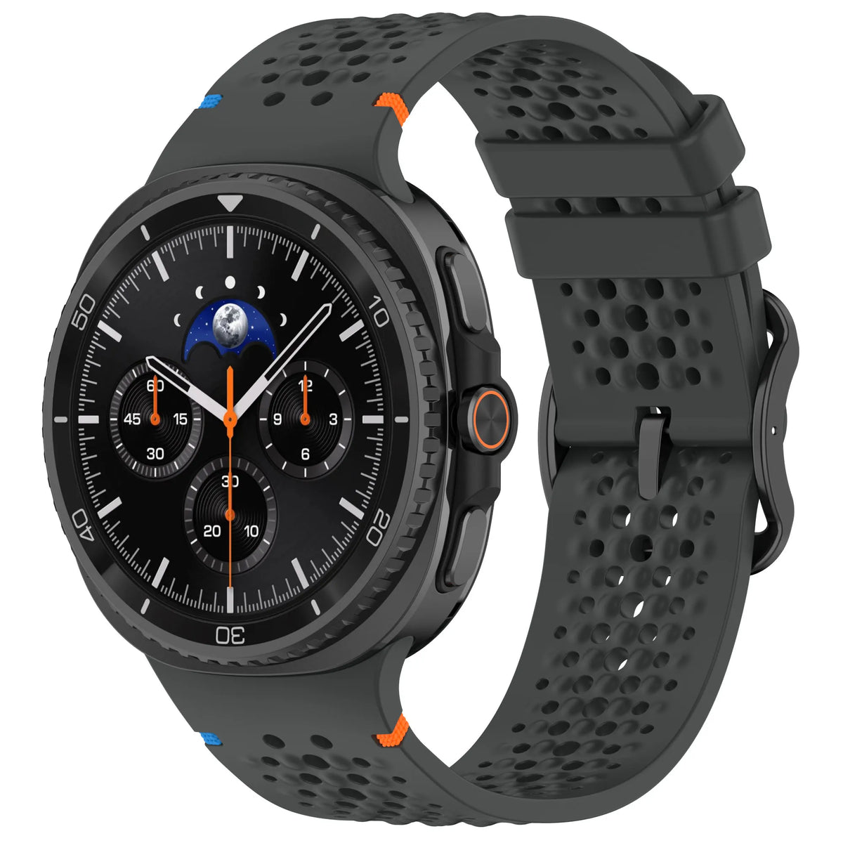 Perforated Silicone Watch Band for Samsung Galaxy Watch 9