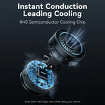 TELESIN Magnetic Mobile Phone Cooling Fan - Efficient & Compact