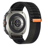 Breathable Nylon Fabric Watch Band with Hook-and-Loop Fastener for Samsung Galaxy Watch Ultra 2