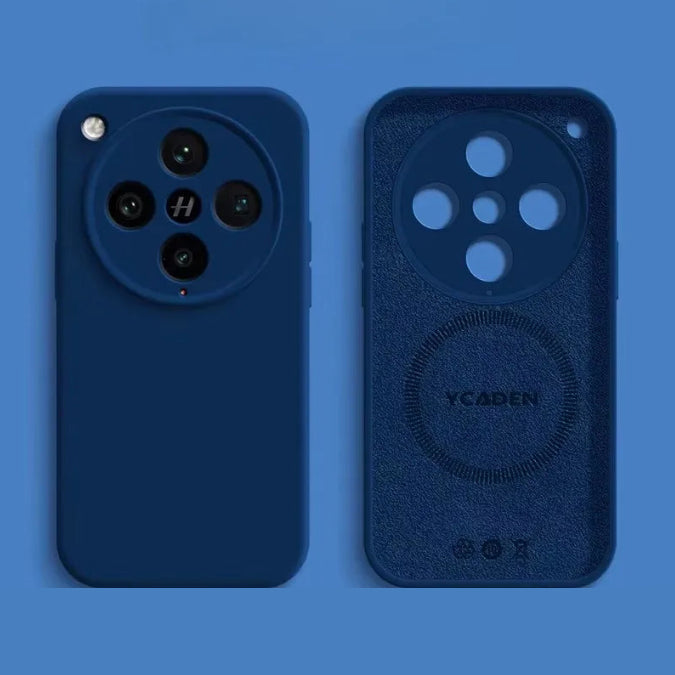 Liquid Silicone Shockproof Case with Raised Camera Ring for OPPO Find X9 Ultra