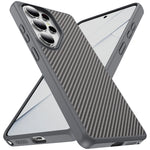 Drop Protection Matte Carbon Fiber Cover for Samsung Galaxy S26 Series