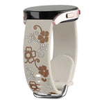 Comfortable Engraved Silicone Sport Strap for Samsung Galaxy Watch 6 / Galaxy Watch 6 Classic