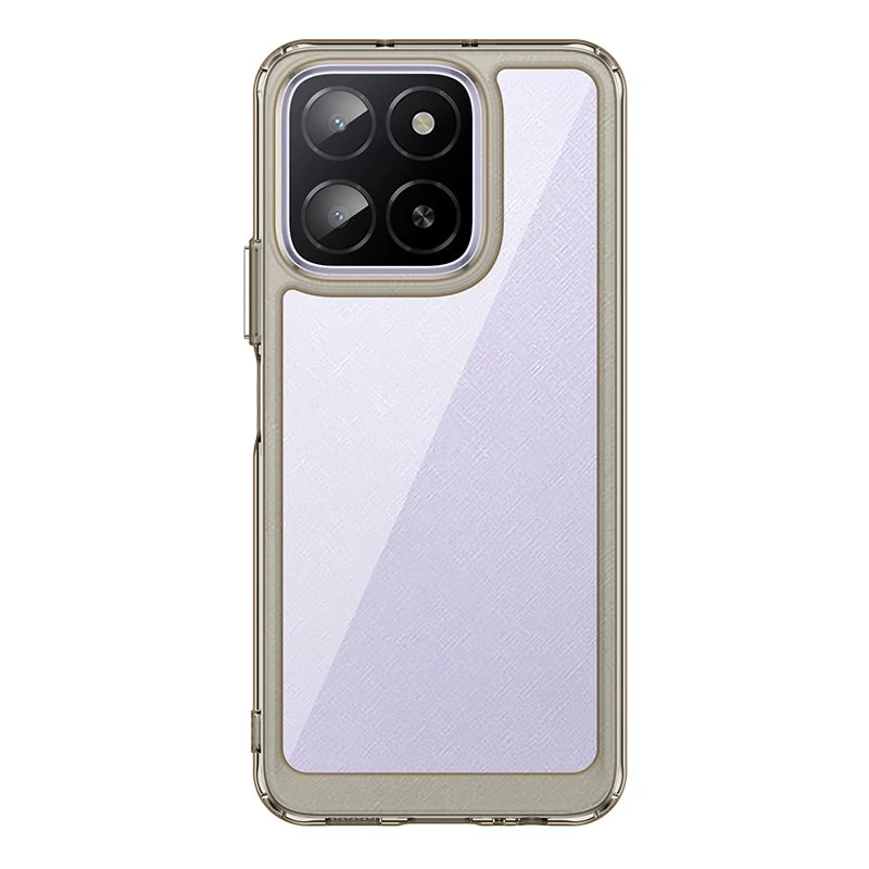 Honor X6B Shockproof Case with Hard Translucent Soft Edges