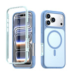 Transparent MagSafe Case with Shock-Absorbing Bumper Frame for iPhone 18 Series