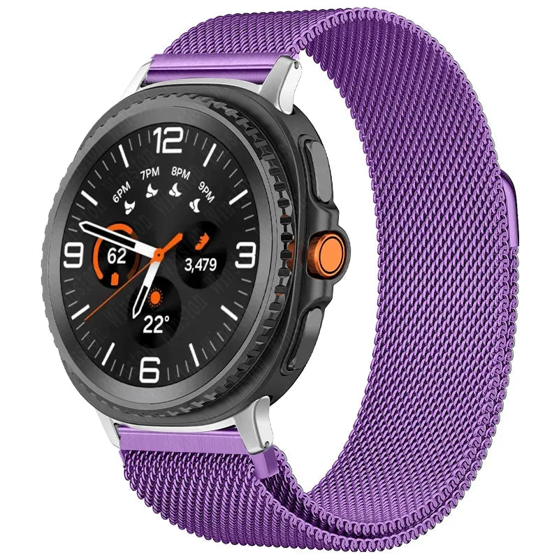 Stainless Steel Milanese Loop Strap for Samsung Galaxy Watch 8 & Galaxy Watch 8 Classic