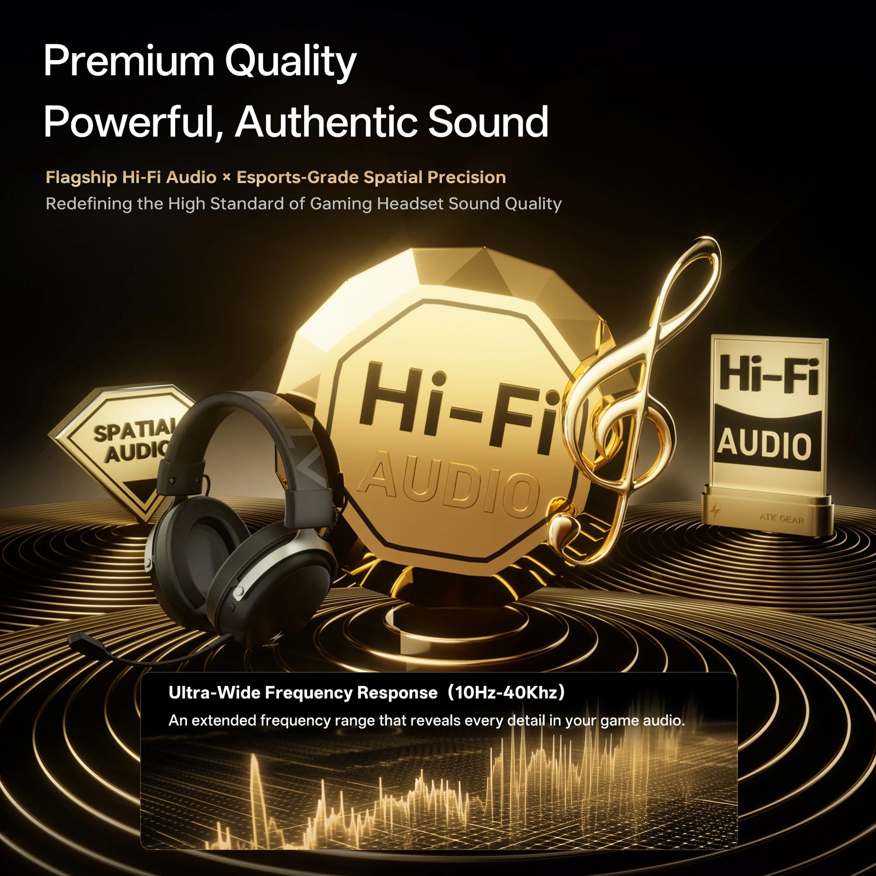 ATK Neptune N9 Ultra Wireless Gaming Headset