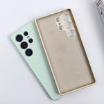Protective Matte Liquid Silicone Case for Samsung Galaxy S25 Series