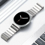 Stainless Steel Link Bracelet with Butterfly Clasp for Samsung Galaxy Watch Ultra 2