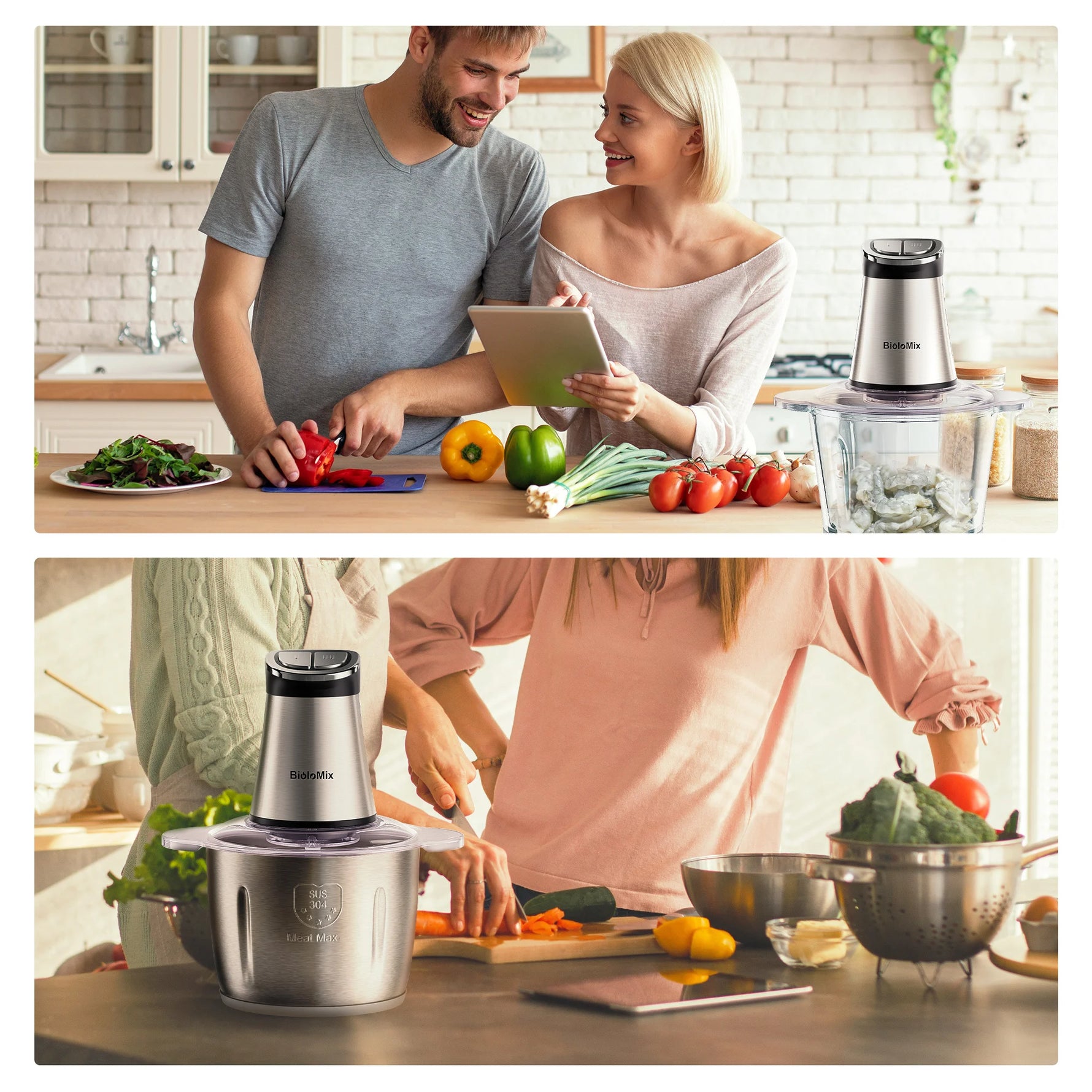 BioloMix 300W Mini Electric Food Chopper