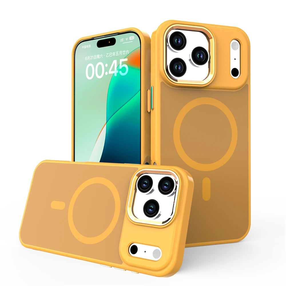 Protective Matte Finish Armor Case with MagSafe for iPhone 17 Series