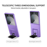 Hard Shell Protective Case with Invisible Bracket for Samsung Galaxy Z Flip 7