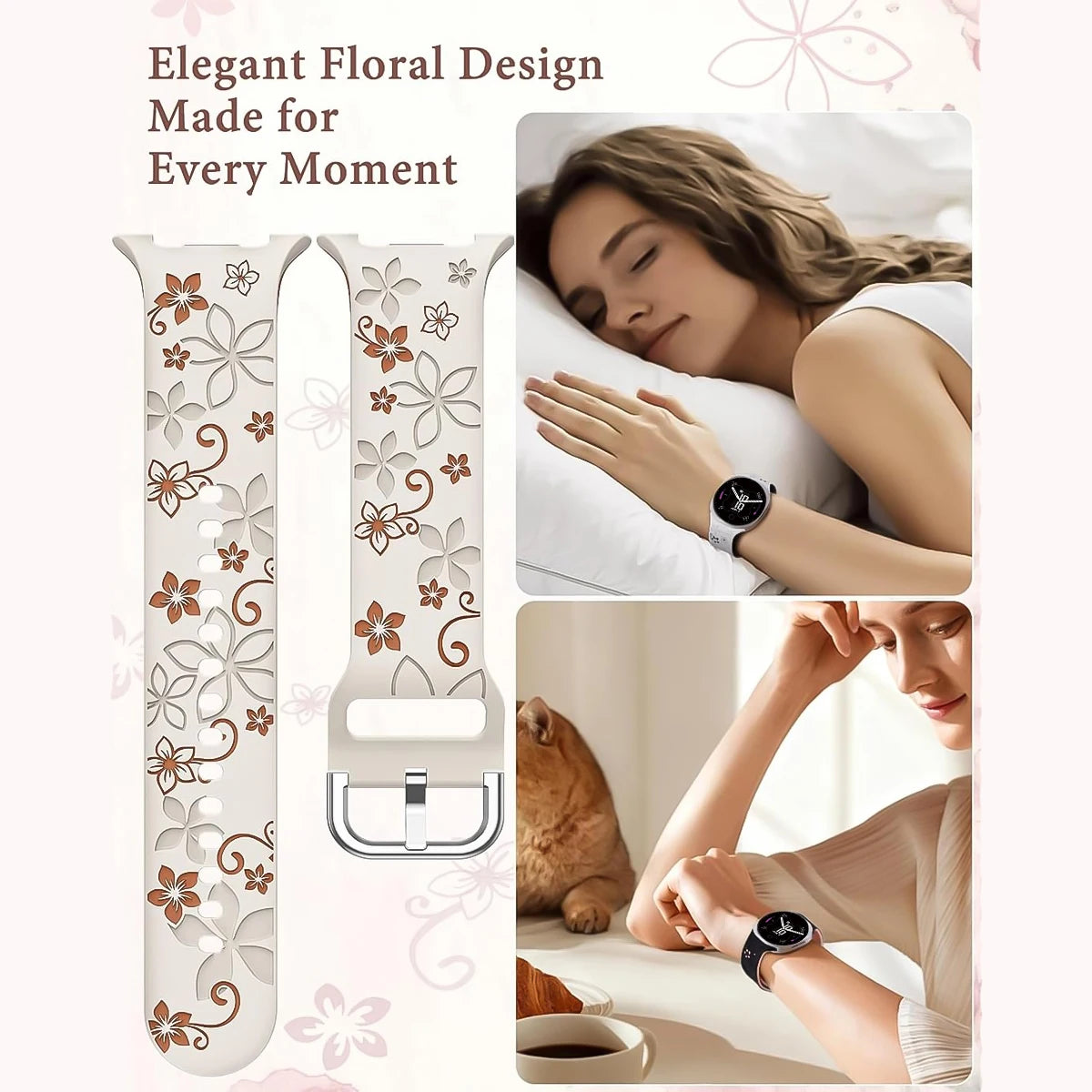 Waterproof Silicone Watch Band for Samsung Galaxy Watch 9