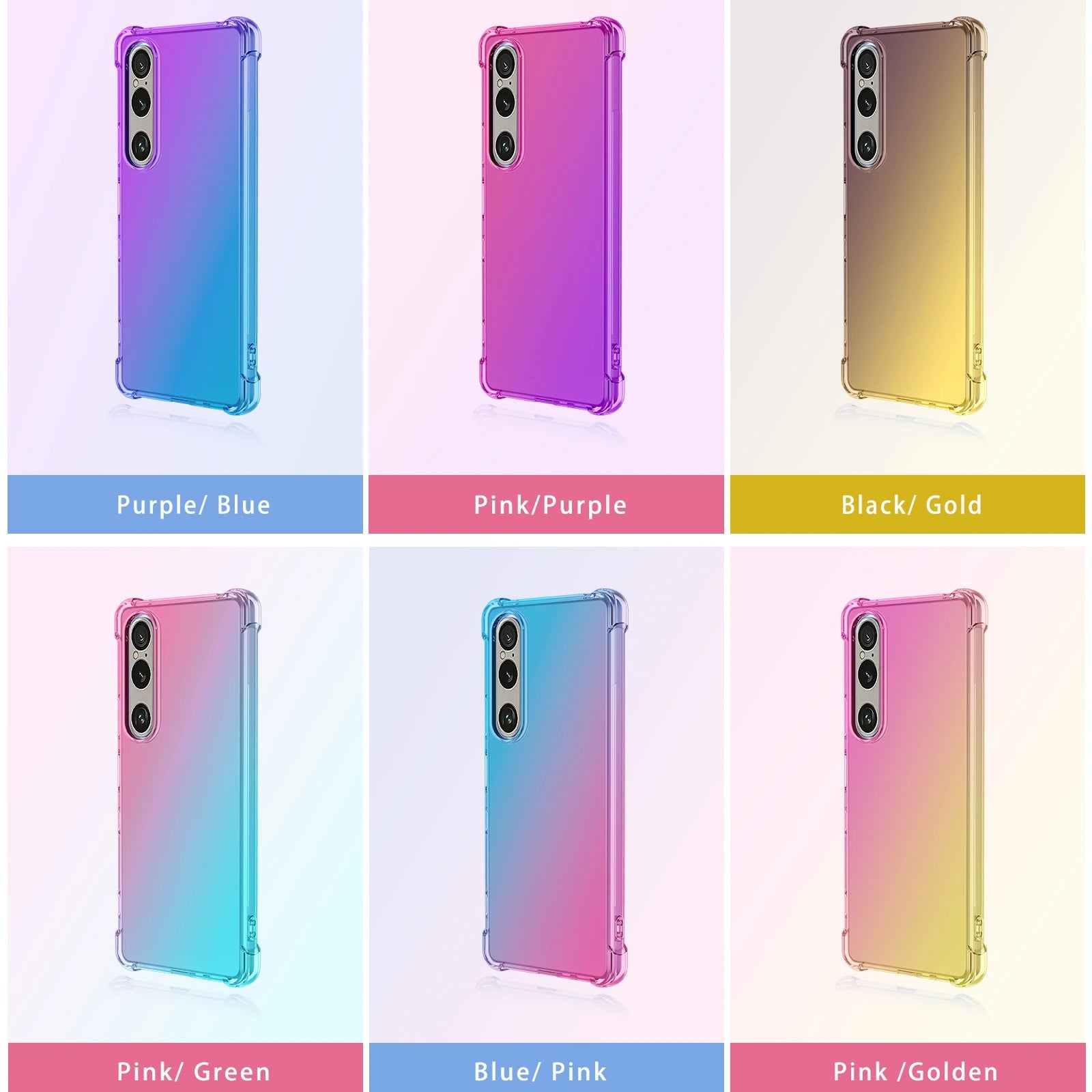 Sony Xperia 1 VII Protective Gradient TPU Shockproof Case