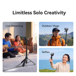 Telesin Aluminum Alloy Quick-Deploy Tripod Selfie Stick