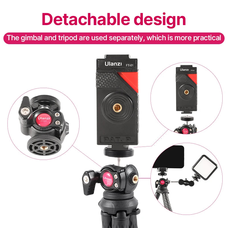 Ulanzi FT-01 Octopus Flexible Tripod with 1/4