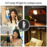TELESIN Magnetic Clip-On Selfie Ring Light