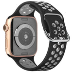 Breathable Silicone Sport Wrist Strap for Apple Watch