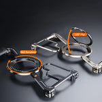 Super Thin Frame-Free Bumper Air Cushion Anti-Slip Metal Phone Case for Samsung Galaxy S24 Series