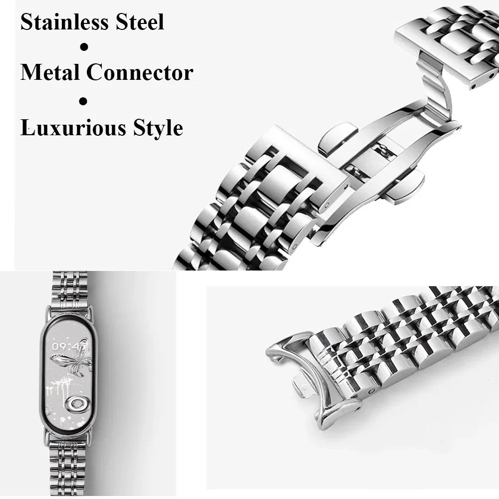 Elegant Metal Strap for Xiaomi Smart Band 10