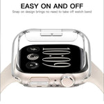 Snap-On Protective Case with Raised Bezel for Apple Watch