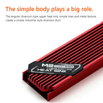 Reduce Temperature M.2 2280 SSD Cooler with Thermal Pad