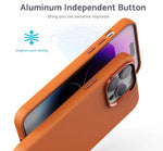 Luxury Leather MagSafe Phone Case for iPhone 15 Series