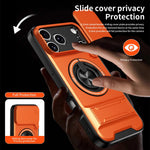 iPhone 17 Series MagSafe Case with Sliding Lens Cover and Stand