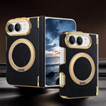Shockproof MagSafe Case with 360° Rotating Ring Stand for iPhone Duo