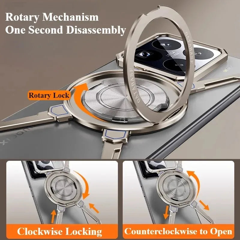 Xiaomi 15/15 Pro Magnetic Aluminum Alloy Frameless Case