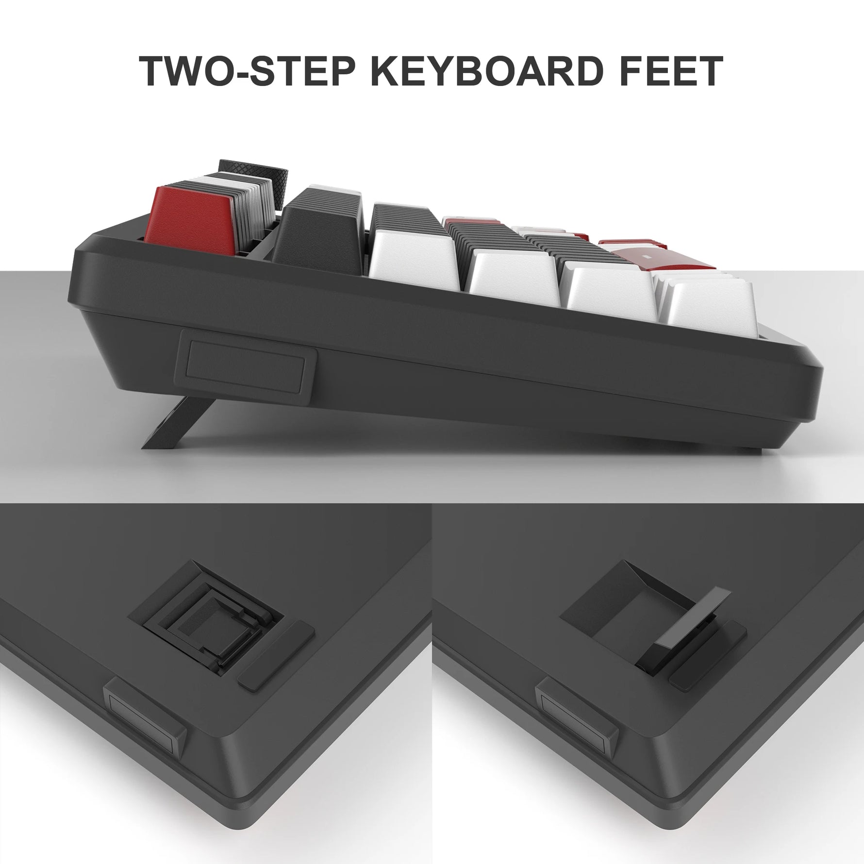MageGee STAR75 Compact 75% Gaming Keyboard with Knob and Mechanical Switches
