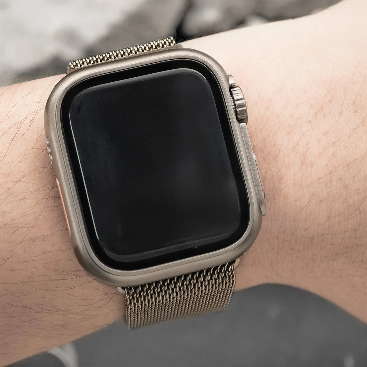 Screen Protector Case & Milanese Strap for Apple Watch