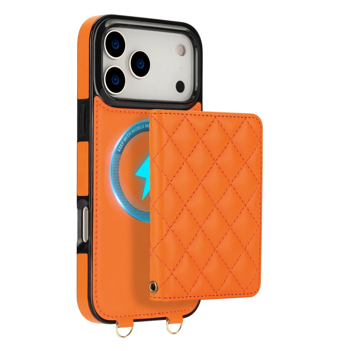 2-in-1 Detachable MagSafe Wallet Case with Crossbody Strap for iPhone 18 Series