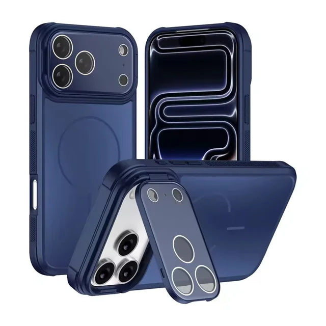 Matte TPU MagSafe Case with Full-Coverage Camera Lens Protection for iPhone 17 Series