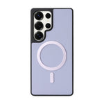 Ultra-Thin Luxury Magnetic Case for Samsung Galaxy S26 with Carbon Fiber & Leather Design