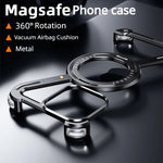 Z-Shape Frameless Metal MagSafe Phone Case for iPhone 15 Series