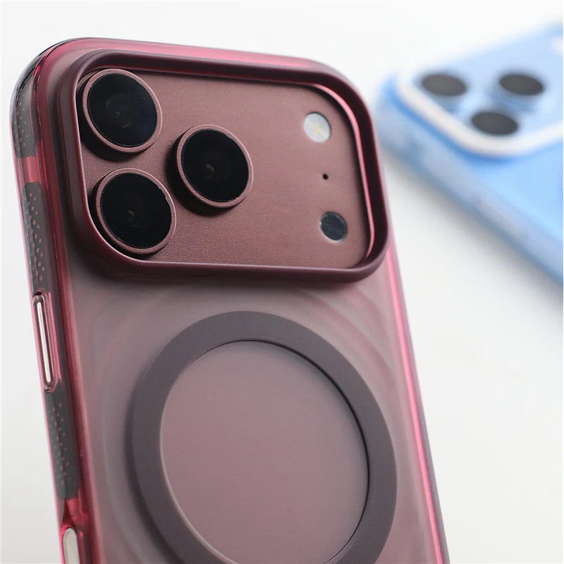 Transparent Airbag Corner Case with Raised Camera Protection Ring for iPhone 18 Series