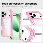 Drop-Resistant Clear Armor Case with Four-Corner Airbags for iPhone 17 Series
