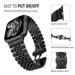 Premium Stainless Steel Metal Strap for Apple Watch