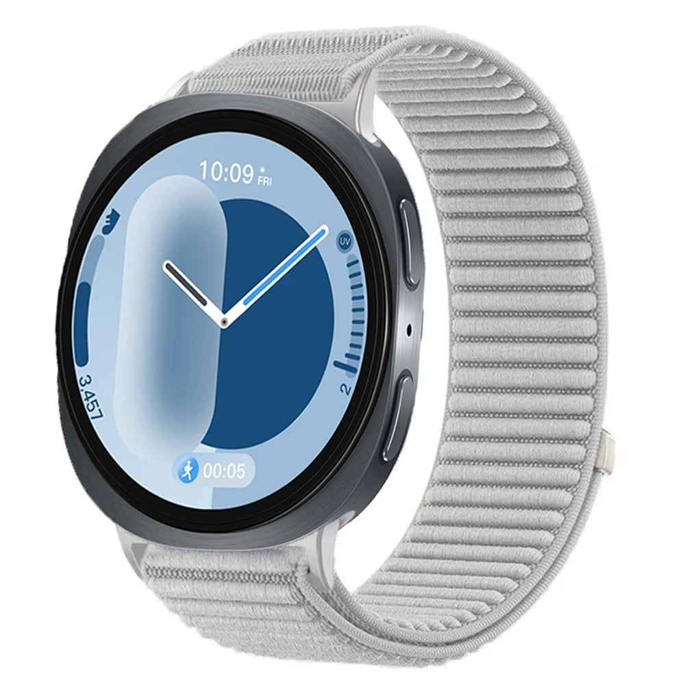 Breathable Nylon Loop Strap with Velcro Closure for Samsung Galaxy Watch 9