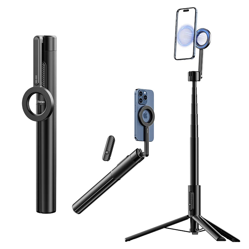 Ulanzi Magnetic Phone Selfie Stick Tripod with Remote
