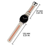Breathable Quilted Silicone Watch Band with Ventilation Holes for Samsung Galaxy Watch 8 & Galaxy Watch 8 Classic