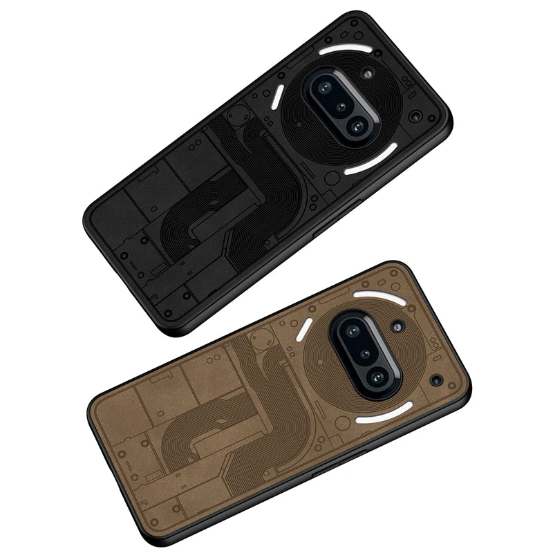 Matte PU Leather & Silicone Case for Nothing Phone 3a / 3a Pro