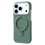 Liquid Silicone MagSafe Case with Built-in Kickstand for iPhone 17 Series