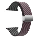 Carbon Fiber Pattern Magnetic Strap for Apple Watch