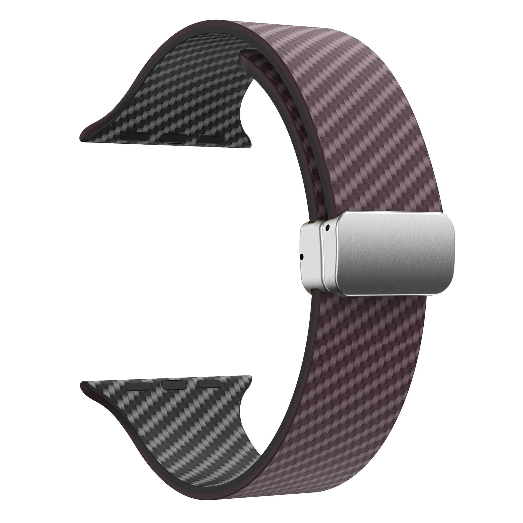Carbon Fiber Pattern Magnetic Strap for Apple Watch