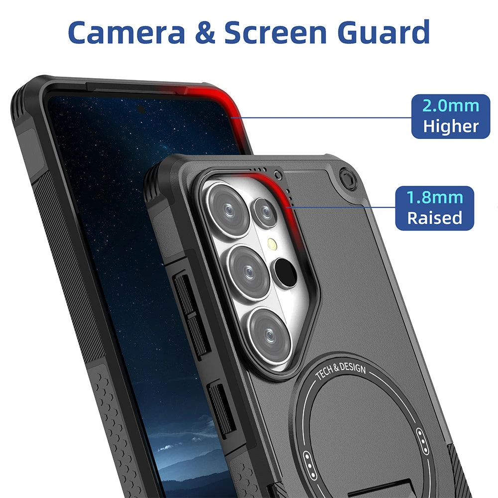 Heavy-Duty Magnetic Protective Case for Samsung Galaxy S26 Series