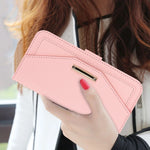 Crossbody Wallet Case with Mirror and Shoulder Strap for iPhone 17 Series